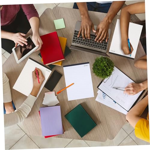 Bloc-notes A4 DOITOOL 25 feuilles détachables lot de 5 pour bureau