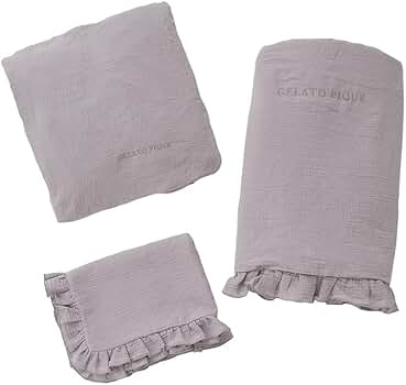 Amazon.co.jp: [ジェラート ピケ] 【Sleep】ダブルガーゼフリル3点