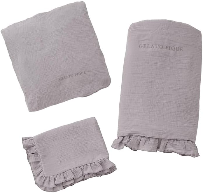 Amazon.co.jp: [ジェラート ピケ] 【Sleep】ダブルガーゼフリル3点