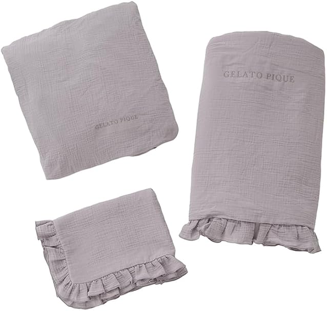 Amazon.co.jp: [ジェラート ピケ] 【Sleep】ダブルガーゼフリル3点