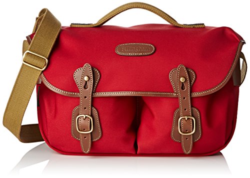 Billingham Messenger Bag Hadley Pro, Burgundy Canvas/Chocolate Leather, 38Cm #TOP12