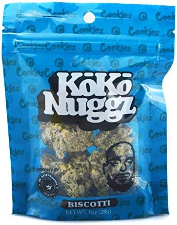 Cali Sweets KoKo Nuggz Biscotti Flavoured Chocolate 1oz Bag