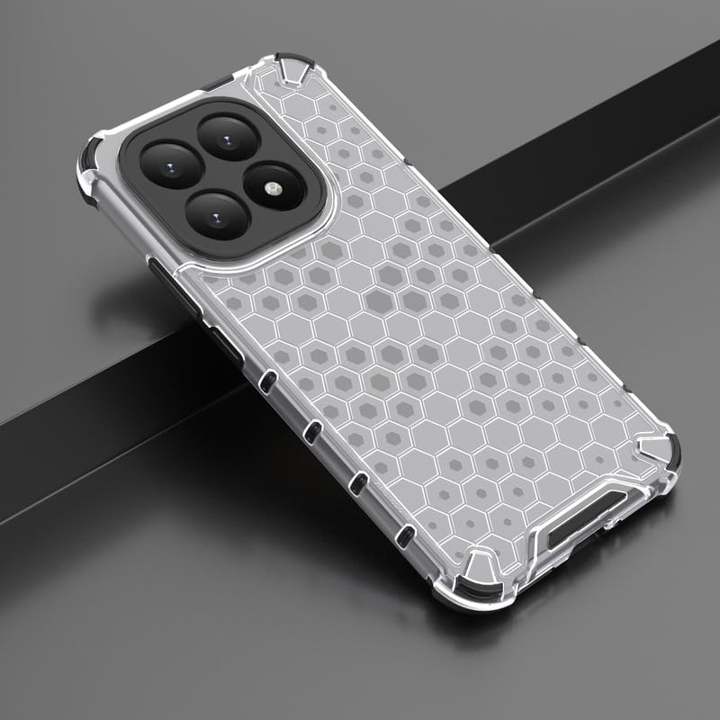 Image of Plastic Bumper Back Case Cover for Xiaomi 15T / Mi 15T 5G (Transparent)