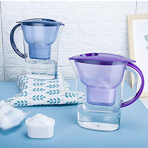 DECDEAL 2.5L jarro de água transparente filtro de água doméstico filtro de garrafa chaleira purifica