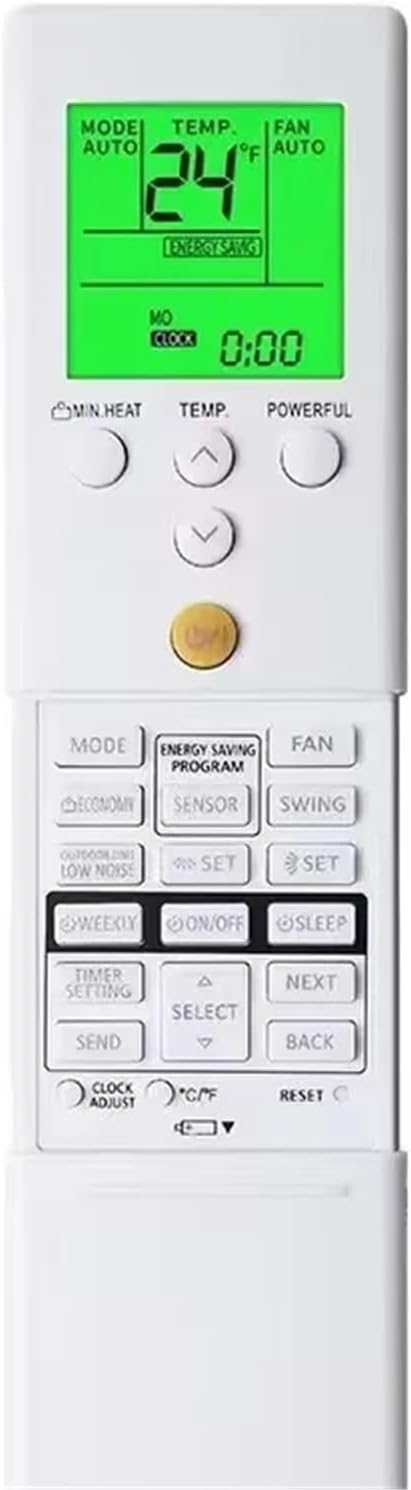 Enterprises AC-232A Air Conditioner Remote Control Compatible with Backlight for Models