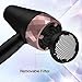 JOYYUM 1875W Professional Hair Dryer with Concentrator Negative Ionic Conditioning - Powerful, Lightweight, Fast Blow Dryer with Cool Shot, 2 Speed and 3 Heating, Black and Rose Gold