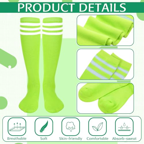 Image of Panitay 2 /12 /16 /24 Pairs Softball Soccer Socks Glitter Eye Black Stickers Team Spirit Accessories for Youth Women Sport Wear