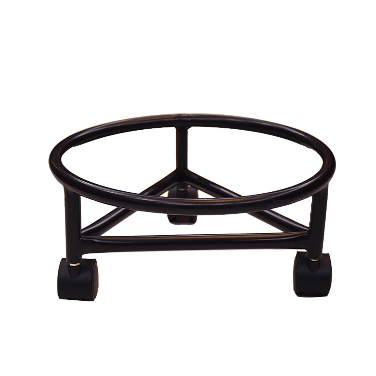Carrito comercial de acero inoxidable para ollas y baldes de agua, base móvil para bombonas de gas y transportador de basura, carretilla manual antivuelco, capacidad de 800 lb para uso industrial/de