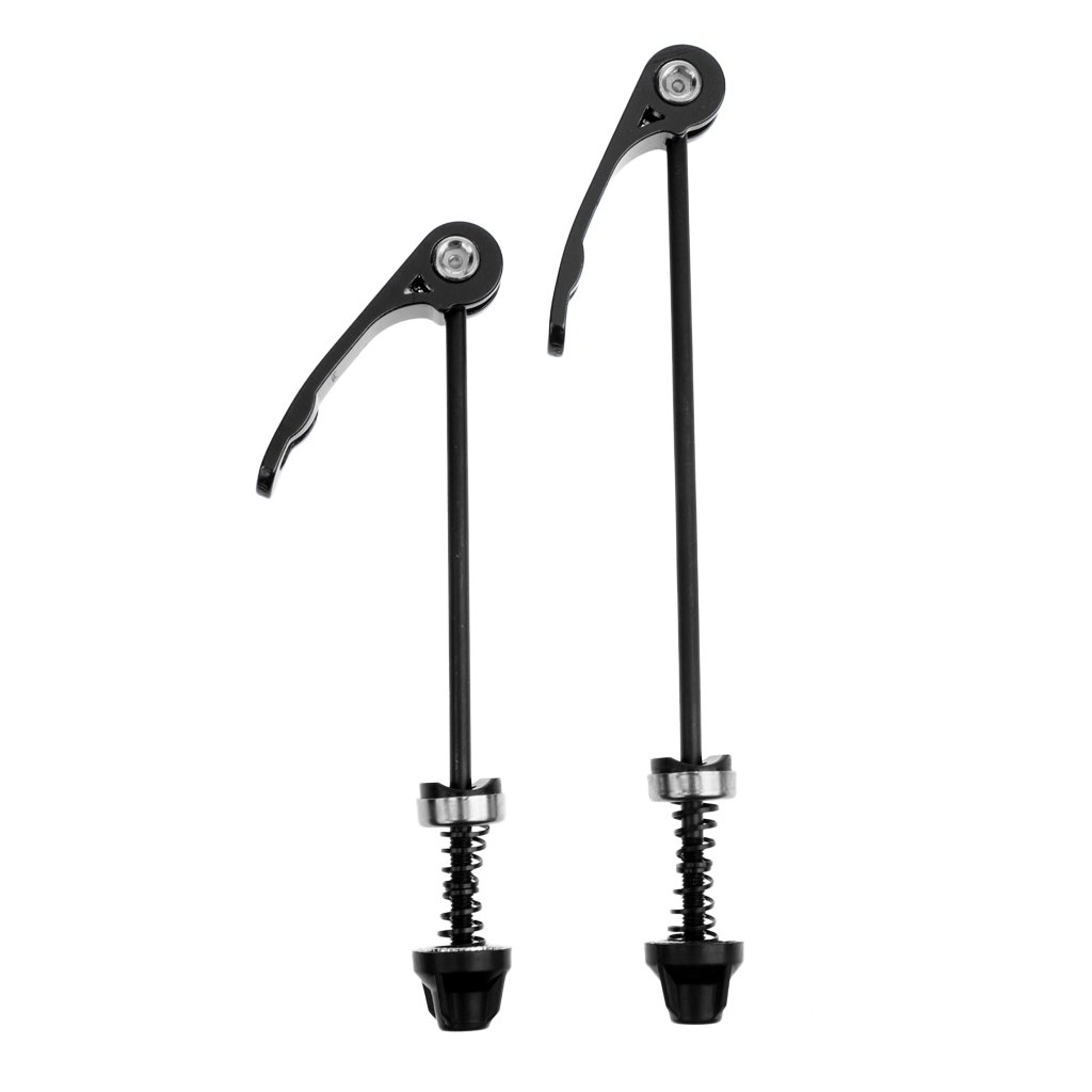 Paire De Leviers Rapides VTT – Avant Et Arrière – Acier 157mm 210mm