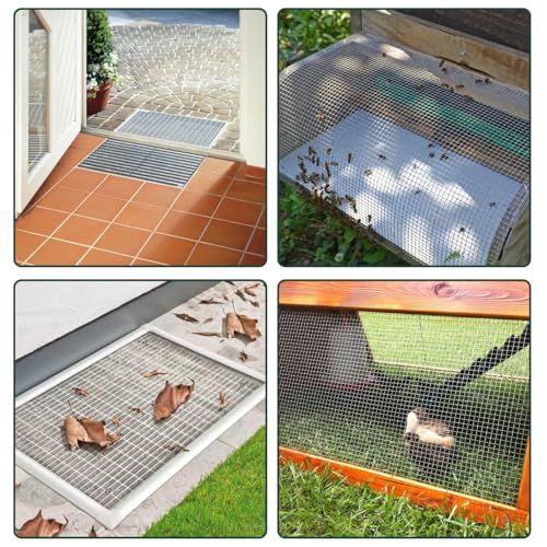 6 PCS Stainless Steel Wire Mesh Sheets, 20 Mesh A5 Rodent Mesh, Rodent Control Metal Insect Woven Fine Mesh Panels, Proofing Meshes for Air Brick Vent Mesh Cover, Home, Kitchen, Garden (15x21cm) - Image 8