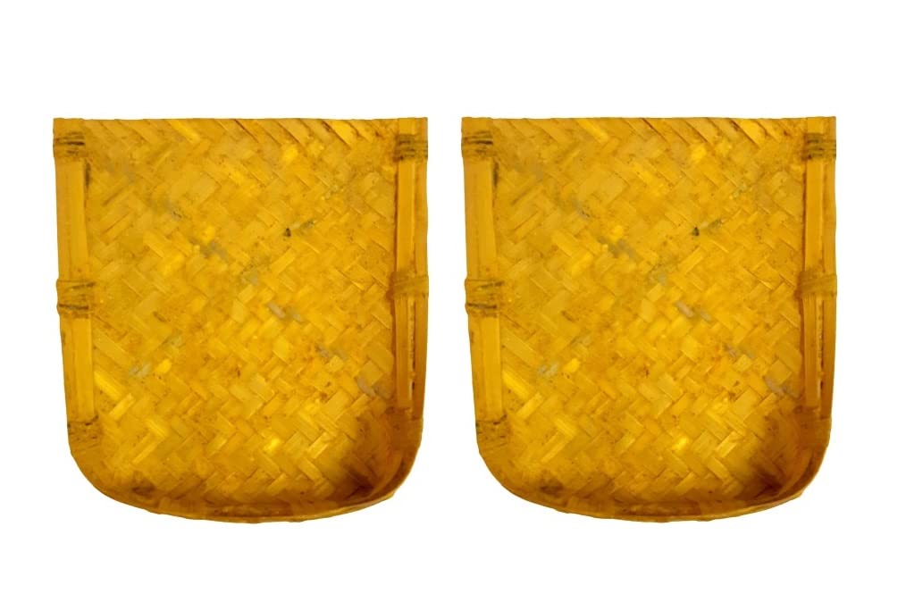 advancedestoreadvancedestore Handmade Soop | Sup | Chhat | Moram | Mara | Bamboo Color Chata for Kitchen and Puja(pack of 2)-moq