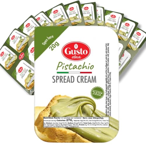 Pistachio Cream Cups, 40 Cups, Sweet Pistachio Spread, Gluten-Fre...