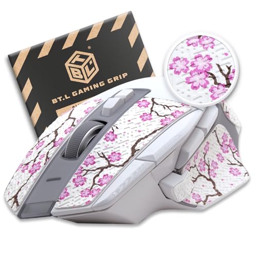 Agarre de ratón BT.L para Logitech G502 X Plus en diseño Sakura antideslizante