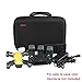 Hermitshell Hard EVA Travel Black Case Fits DJI Spark Palm Launch Intelligent Portable Mini Drone - Fits 3 Extra Batteries, Controller and Charger