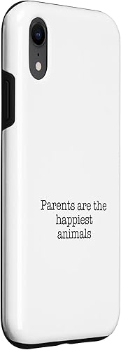 Miniatura 3 de iPhone XR Parents are the happiest animals Case