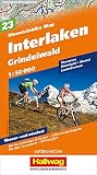 Interlaken - Grindelwald, Schynige Platte, Männlichen, Wengen: Nr. 23, Mountainbike-Karte, 1:50 000, Free Map on Smartphone included: Mit den ... GPS tauglich (Hallwag Mountainbike-Karten)