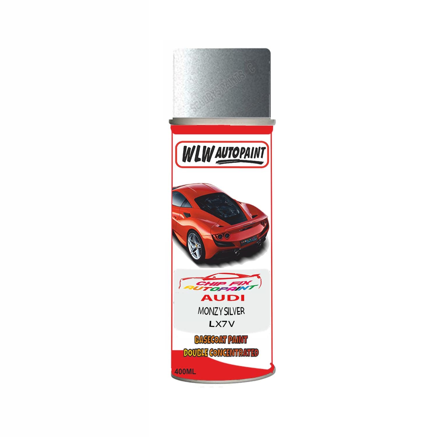 Basecoat Aerosol Spray Paint For Audi Tt Monza Silver 2008-2013 Code Lx7V