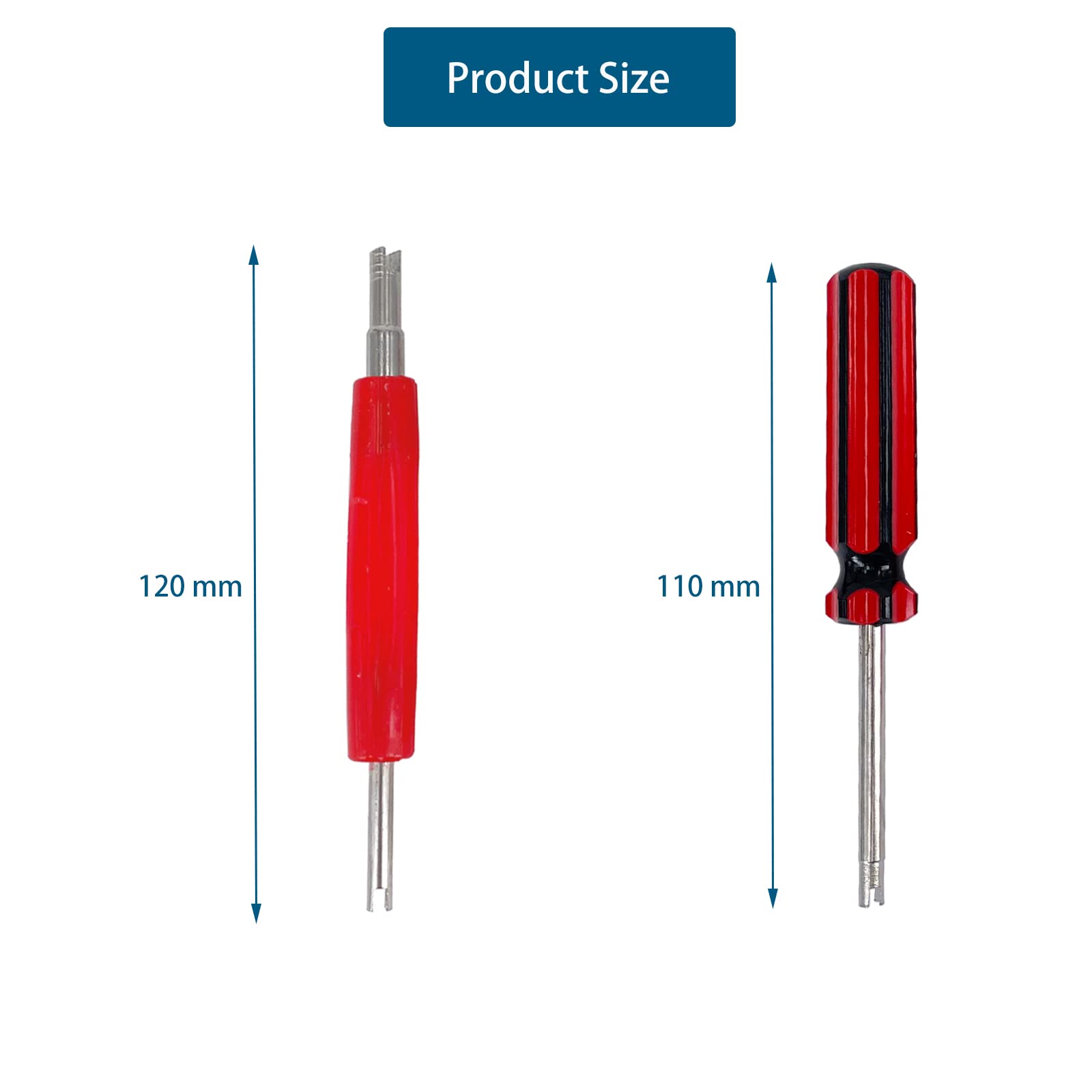 BERTDOMD Tire Valve Core Tool Valve Core Remover Bike Tire Repair Tool Valve Stem Removal Tool