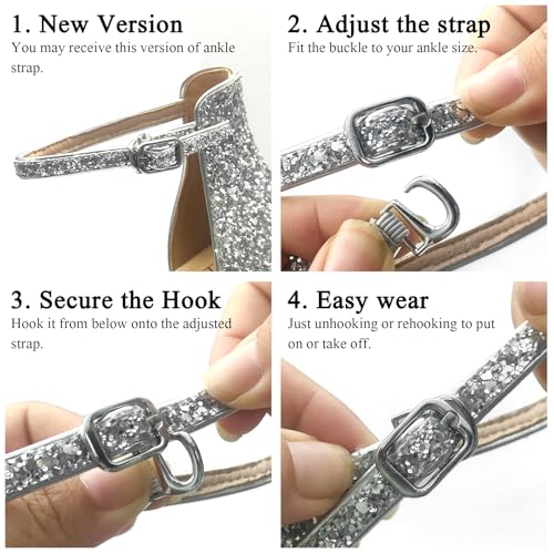 Pearl Rhinestone Heels Platform Block Sandals for Women Wedding Sandals for Bride Chunky Heels Bridal Shoes with Ankle Strap3