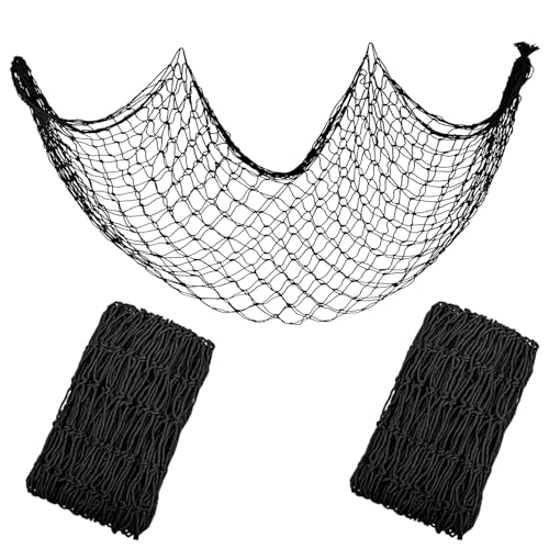 Filet de poisson décoration murale maison noir 1.5x2m accessoire photographie - 2