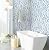 Safiyya Peel and Stick Wallpaper Boho Contact Paper Peel and Stick Modern Bathroom Wall Paper for Bedroom Blue and White Wallpaper Self Adhesive Removable Vinyl Roll 118"x17.3"