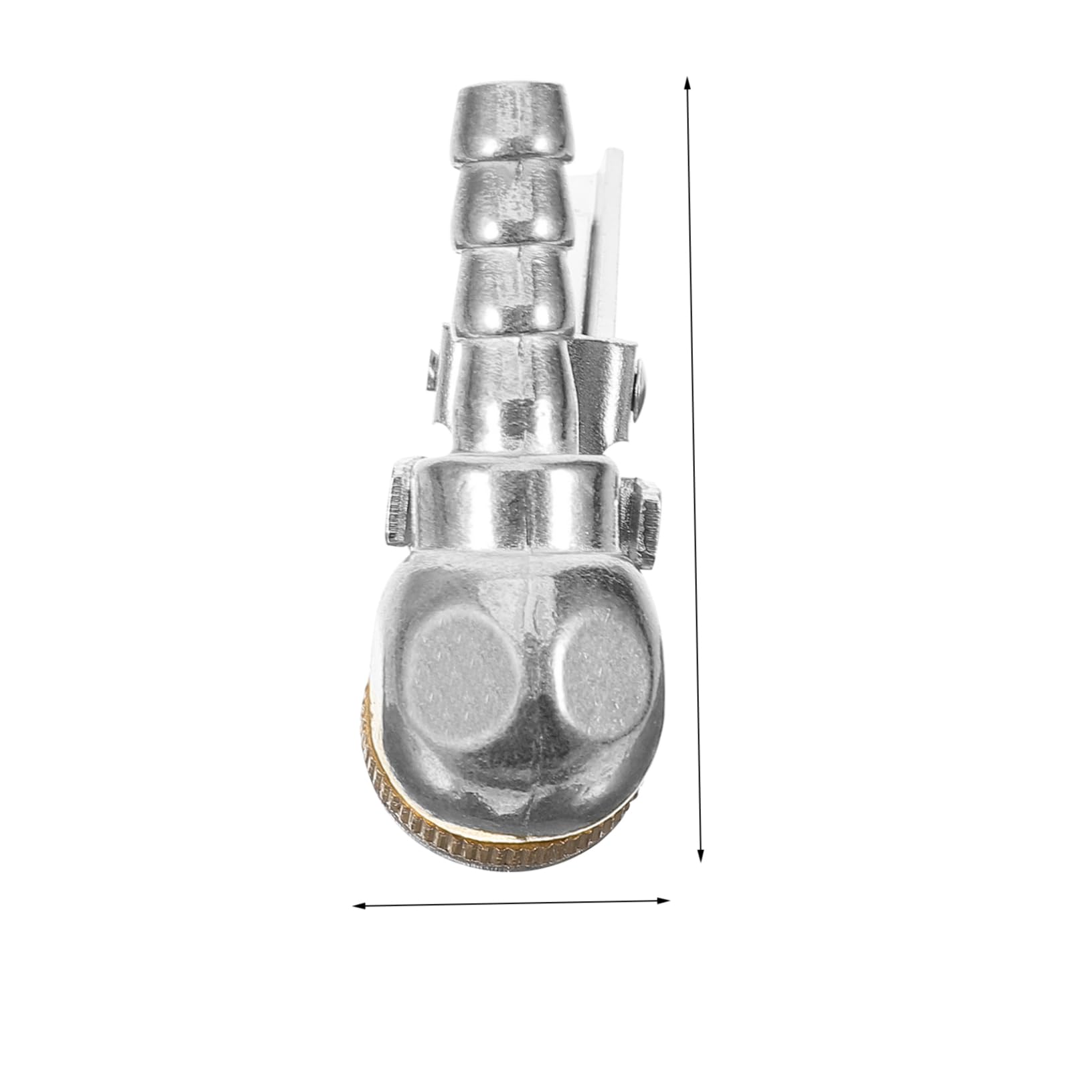 MUCKLILY Car Tire Inflation Chuck Conversion Adapter Heavy Duty Air Chuck Accessory for Air Compressor Compatible with Tire Inflator Efficient User-Friendly Design