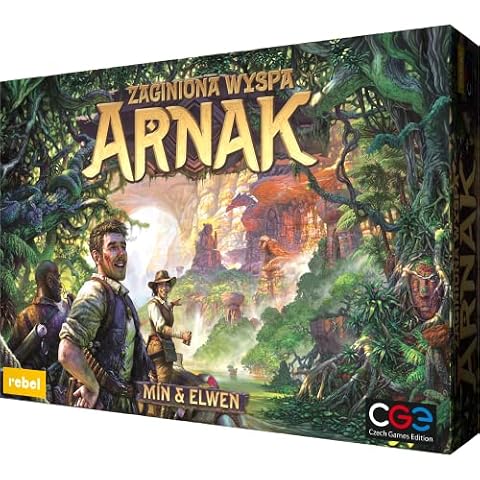 Rebel | Zaginiona wyspa Arnak | Gra planszowa | Wiek 12+ | 1-4 graczy | Czas ropzgrywki 60 min