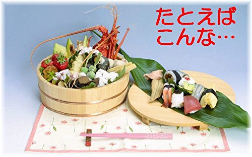 期間限定セール！ 最高級 木曽サワラ材 寿司桶 飯台 蓋付 Amazon｜国産高級さわら 木製 飯台蓋 27cm 寿司おけ 寿司桶 飯切り