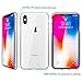 FlexGear [Full Protection] Case for iPhone X XS and 2 Glass Screen Protectors - Crystal Clear