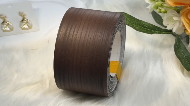 Image of GSCIT Club Walnut Tape, 2.3 inch X 15ft Self Adhesive Wood Grain Tape Walnut Repair Patch for Tables, Chairs, Baseboards, Doors, Windows, Floors, Handicraft DIY.