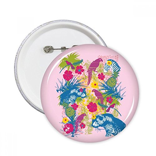 Badge bouton perroquet XXL pour rajeunir un vêtement triste et affirmer votre style