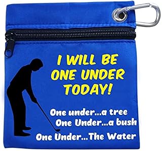 Golf Gifts For Men Dad Presents - This Funny Golf Pouch is a Novelty Golf Gift for any Golfer to store Golf Balls or Golf Accessories, Tee Holder -Birthday Gift From Daughter Mens