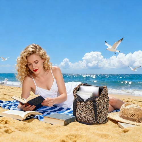 Bolso Tote Mujer HOLYLUCK con Bolsillo Interior y Cierre miniatura 3