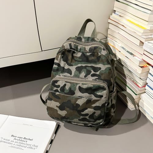 Image of Mini Nylon Backpacks for Women Small Backpack Purse Lightweight Backpacks Mini Casual Travel Daypack