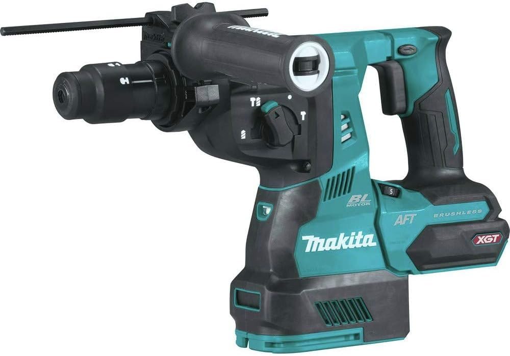 Martello rotativo senza fili 40V MAX XGT BRUSHLESS 1-0,3 cm, con mandrino intercambiabile, cappuccio AWS