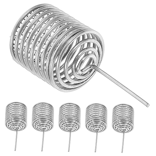 6 Piezas Caja De Fertilizante Cesta Fertilizante Milagroso Planta Espigas De Fertilizante Instante Fertilizante Liquido Fertilizante Suculento Acero Inoxidable Silver Happyyami