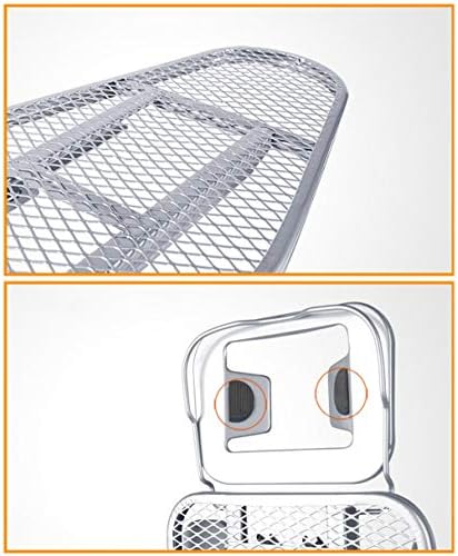 Fold Ironing Board, Laundry Floor-Standing Large Ironing Shelf Household Adjustable Anti-scalding Iron Rack Ironing Board, 1173385CM (Color : Orange) (Orange)