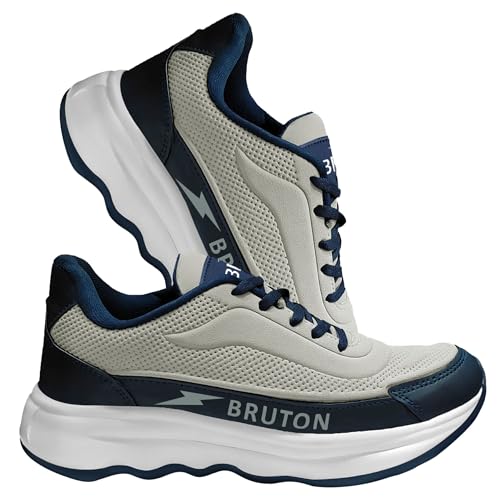 Image of BRUTON Vortex-625 Stylish Casual Shoes for Men | Lightweight Lace-Up Shoes Sneakers for Men