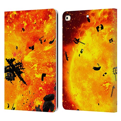 Housse iPad 9.7 2018 antichoc et portefeuille cuir Planète Espace
