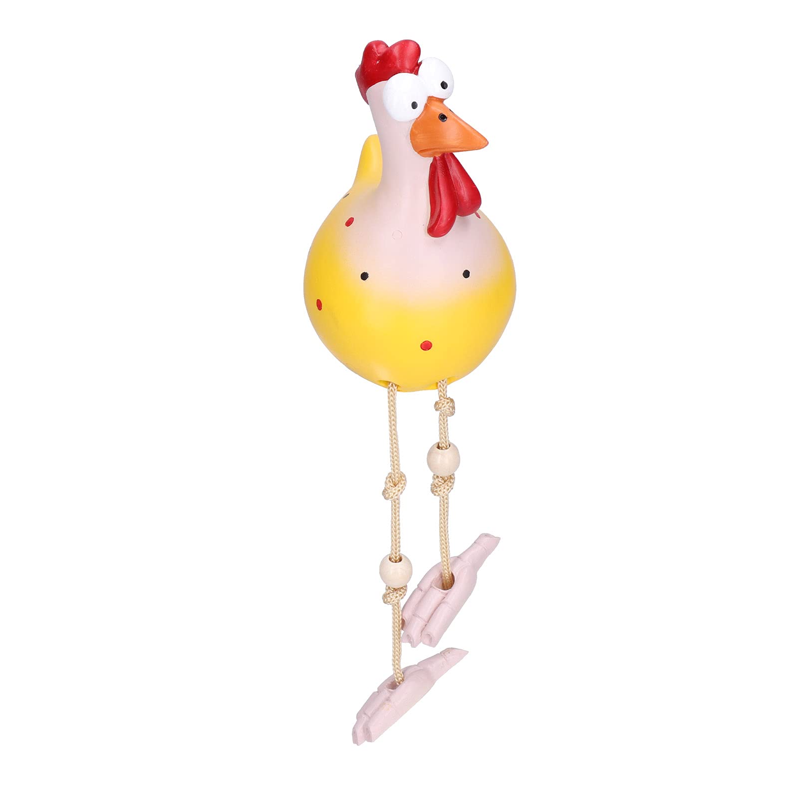 Verdant TouchResin Rooster Decor Resin Rooster Ornaments Chicken Decorations Craft for Living Room Office Garden DecorationYellow