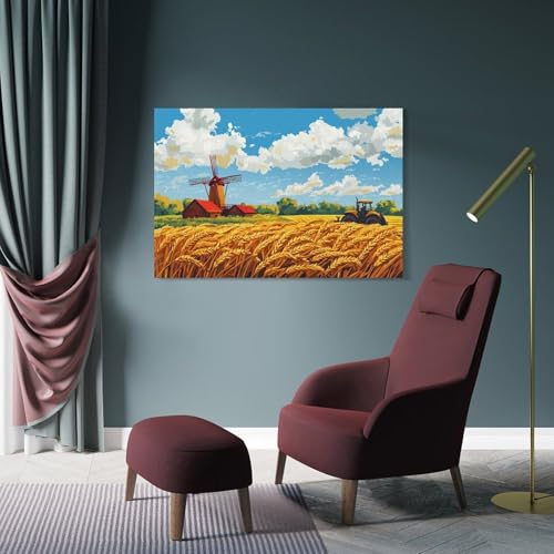 Impression sur toile tracteur de qualité supérieure déco murale - 4