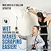 Popcorn Ceiling Removal Tool Kit - 14in Scraper and 1 Gallon Sprayer Designed for Popcorn Removal, for Home Improvement with Backpack Sprayer and Putty Knife, Pump Sprayer to Spray Ceiling