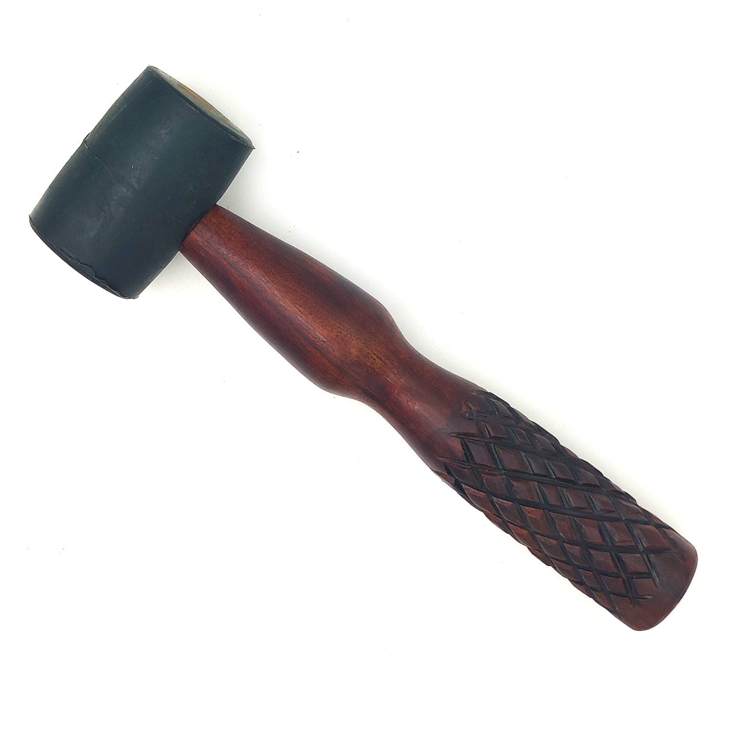 KITAMA Tok Sen Hammer mit Gummi und Thai-Schnitzerei für Tok Sen Hammer Massagen, Original aus Chiang Mai