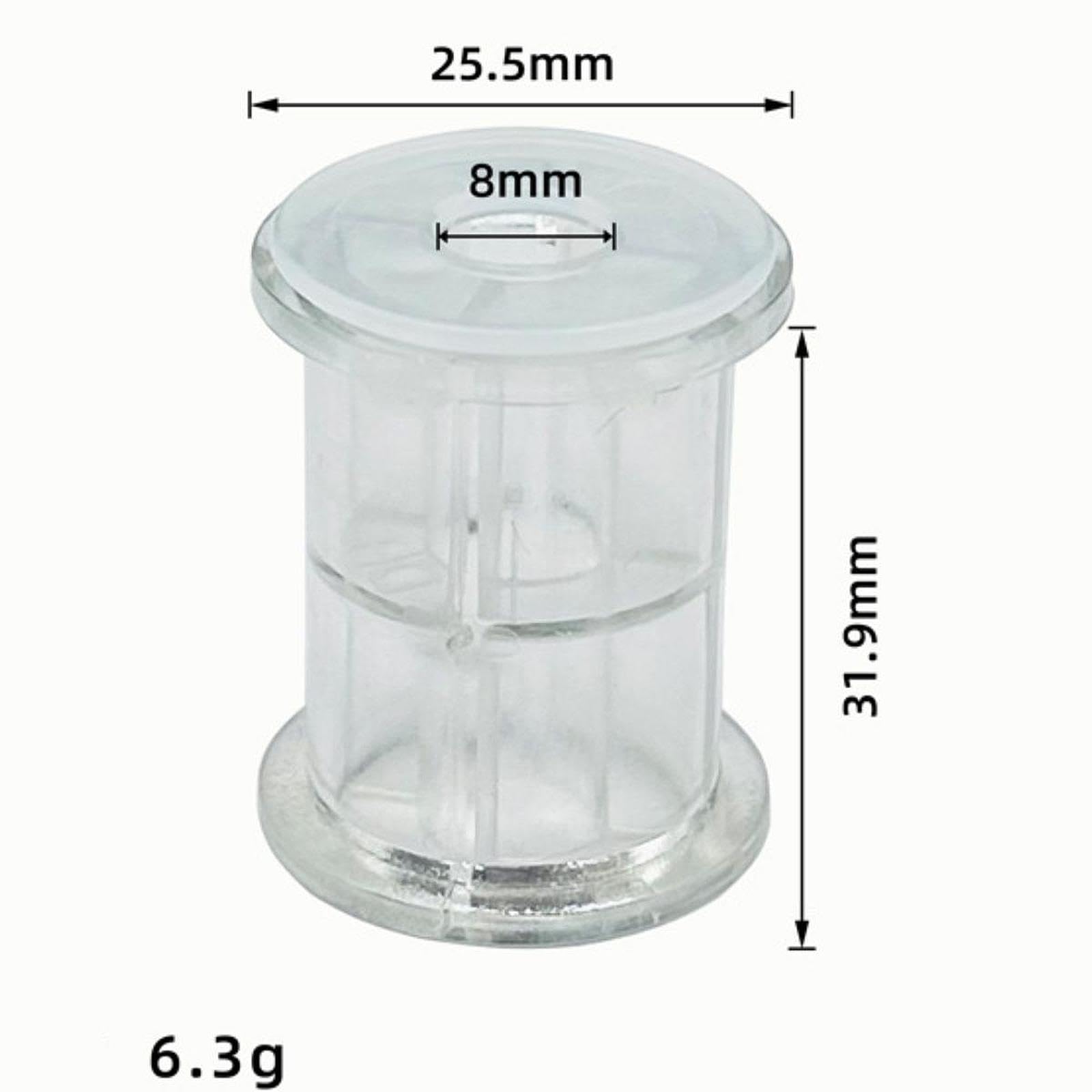 Homyl 5x6 Pezzi per Filo da Pesca Vuote Strumento da Pesca Avvolgitore Portatile Premium Bobina a Filo Standard con Scatola di Conservazione, 6 Pezzi