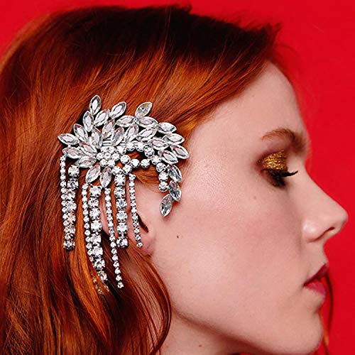 Image of Young & Forever Gift Special Fashion Celestial Stars Flower Butterfly Gold Plated Crystal Barrette Hair Clip /Pin Hair Accessories for women