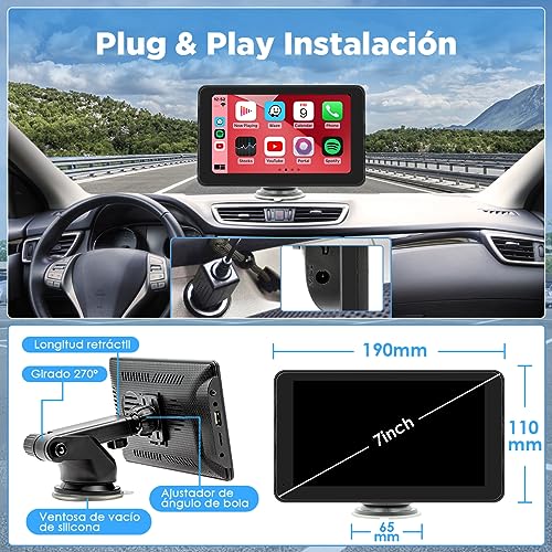 Pantallas, Wireless pantallas usadas en venta Marca HIMICAR (3)