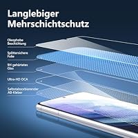 NEW'C 3 Stück für Samsung Galaxy S21 Plus / S21+ 5G für Panzerglas (6,7 Zoll), Kratzfester Displayschutz, Blasenfrei – Nicht Kompatibel mit Samsung Galaxy S21 – Ansicht 6