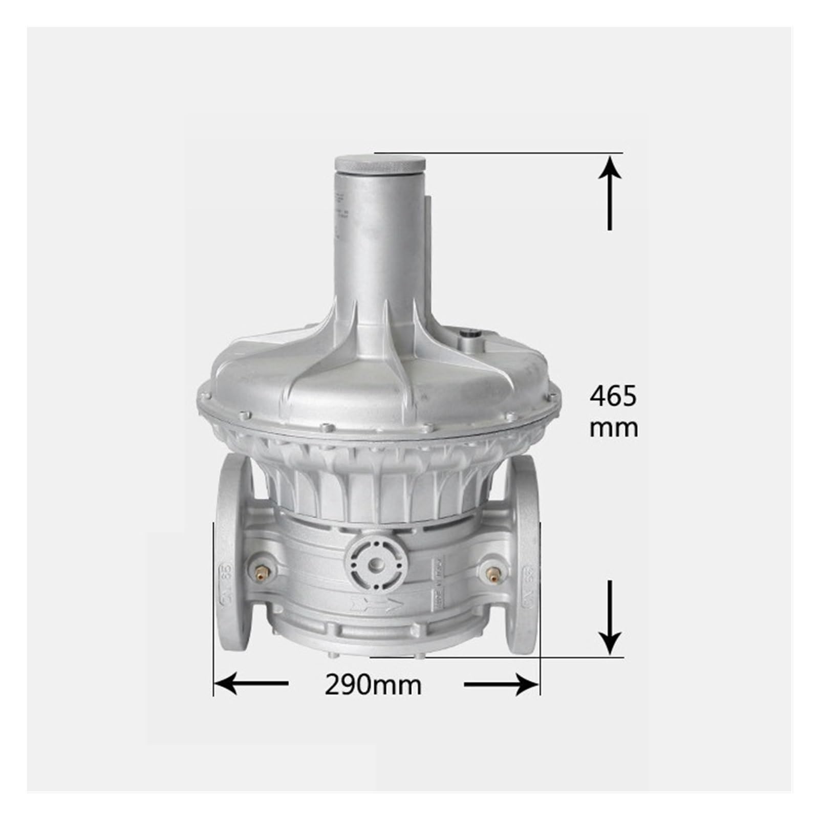 Riduttore di Pressione RG/2MC DN65, Pressione 1bar, Pressione in Uscita 20-36mbar, regolatore di Pressione Industriale