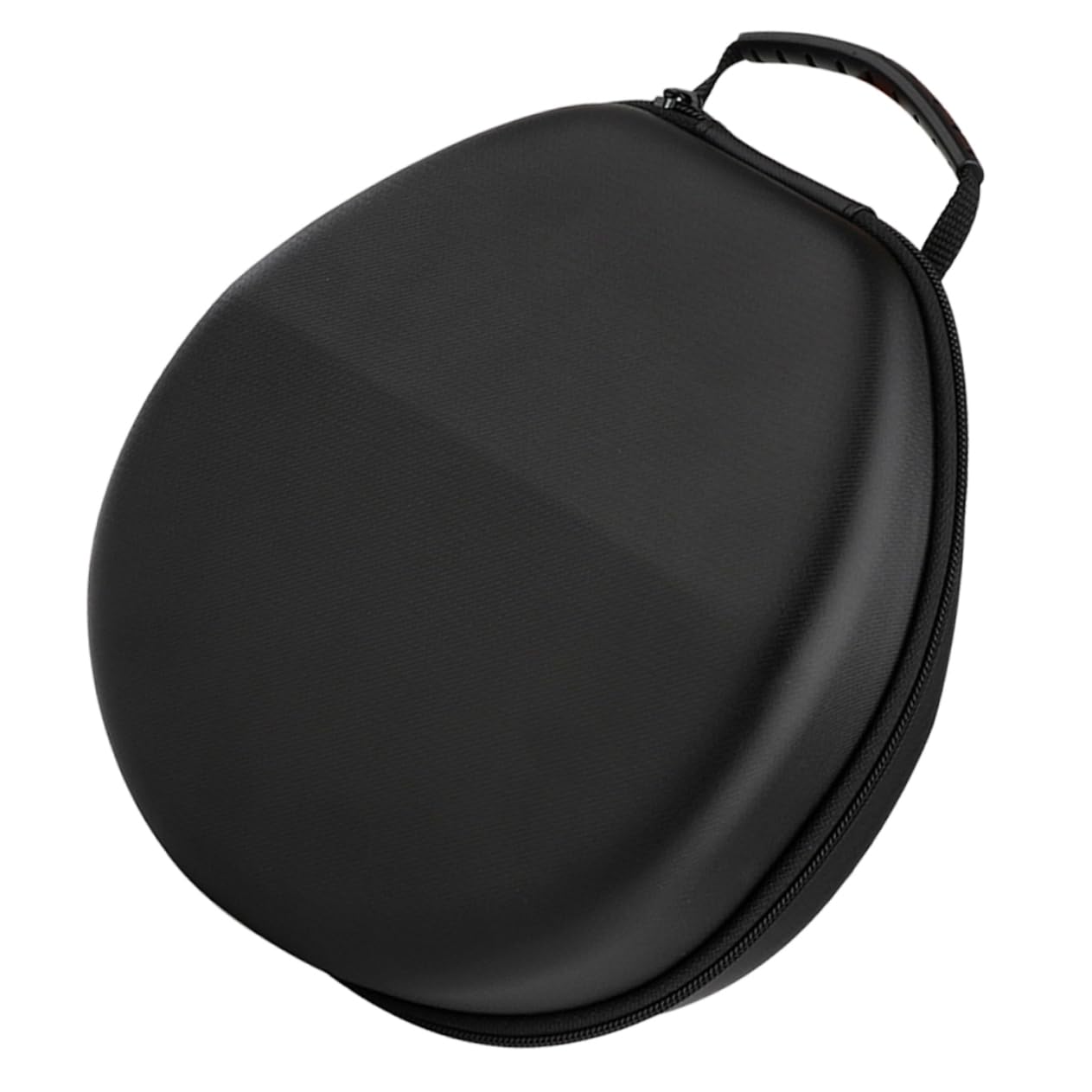 DOITOOL Custodia per cuffie Custodia portatile per auricolari da viaggio Materiale PU durevole Design leggero con cerniera per cuffie e cavo di archiviazione colore nero