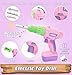 WishaLife Kids Tool Set for Girls - Toddler Tool Set with Toy Chainsaw, Drill, Pretend Play Construction Tools Toy Gift for Kids Age 3 4 5 6 7